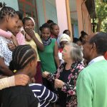Gespräch mit Schüler*innen in Äthiopien